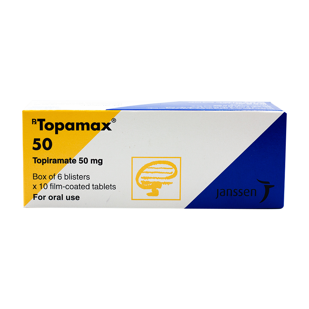 [T00593] Topamax Topiramate 50mg Janssen (H/60v) 