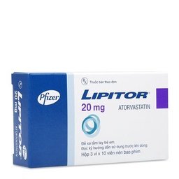 [T00595] Lipitor Atorvastatin 20mg Pfizer (H/30v) date 09/2027