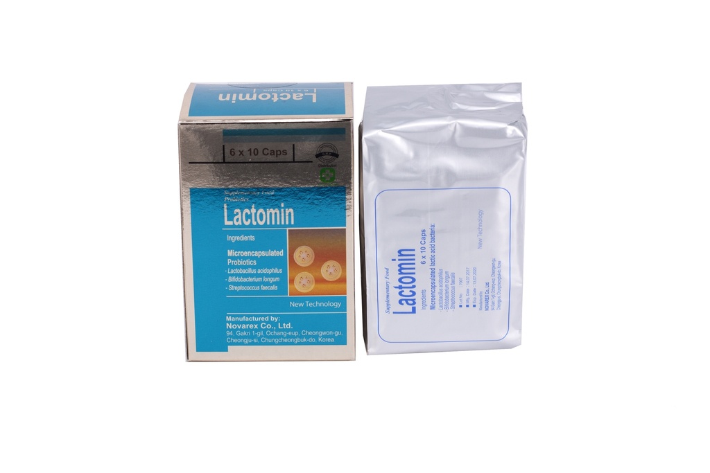 [T00647] Lactomin Viên Novarex Hàn Quốc (H/60v)