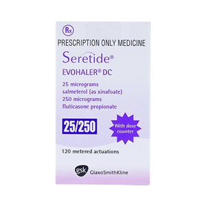 [T00764] Seretide Evohaler 25/250 GSK (Lọ/120 liều xịt) Date 06/2027