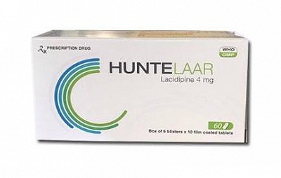 [T00779] Huntelaar Lacidipine 4mg Davipharm (H/60v) 