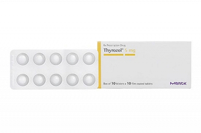 [T00791] Thyrozol 5mg Merck (H/100v) Date 08/2027