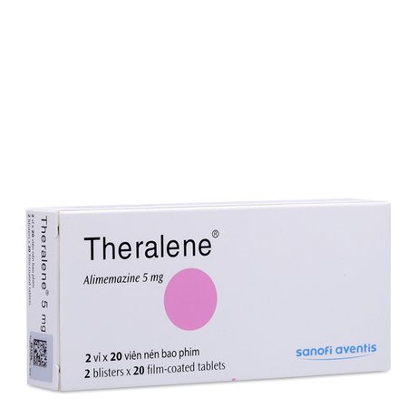 [T00848] Theralene Alimemazin 5mg Sanofi (H/40v) Date 05/2027
