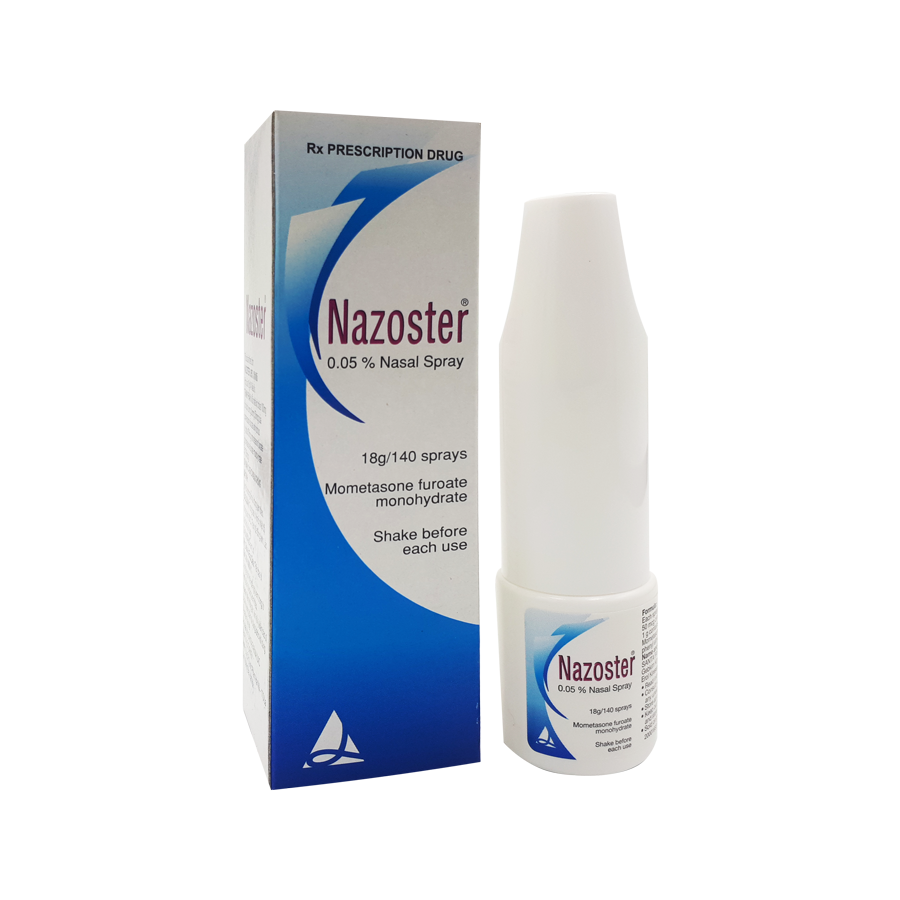 [T00887] Nazoster 0.05% Mometason furoat 50mcg Thổ Nhĩ Kì (Lọ/18g) Date 10/2027