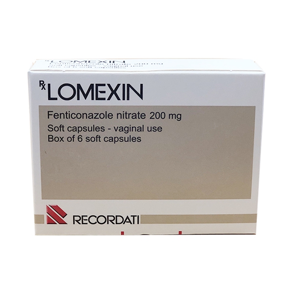 [T00927] Lomexin 200mg viên đặt Recordati Ý (H/6v) Date 05/2027