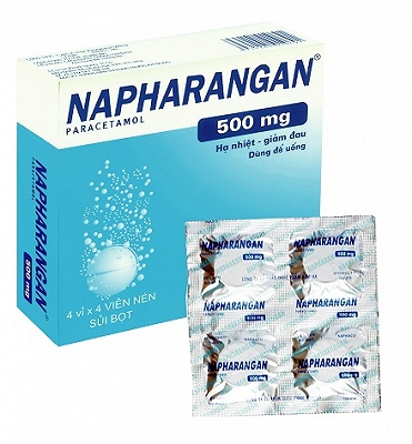 [T00946] Napharangan Paracetamol 500mg Nam Hà (H/16v) Date 08/2026