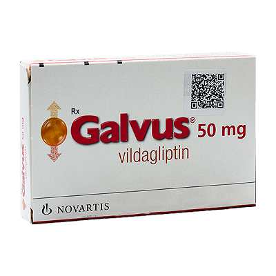 [T01054] Galvus Vildagliptin 50mg Novartis (H/28v) Date 02/2027