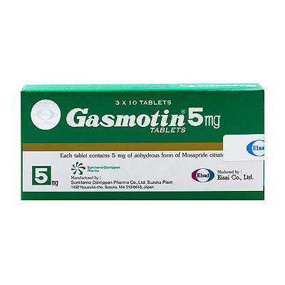 [T01067] Gasmotin Mosaprid Citrat 5mg Nhật Bản (H/30v) Date 04/2027