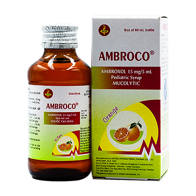 [T01090] Ambroco Ambroxol 15mg/5ml United (Lọ/60ml)