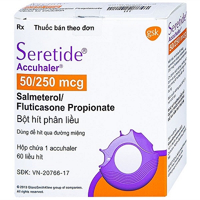 [T01108] Seretide Accuhaler 50/250 GSK (Lọ/60 liều) Date 03/2026