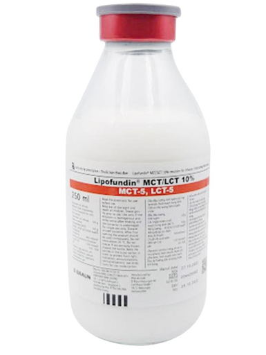 [T01167] Lipofundin MCT/LCT 10% dịch truyền Braun (Chai/250ml) Date 11/2027