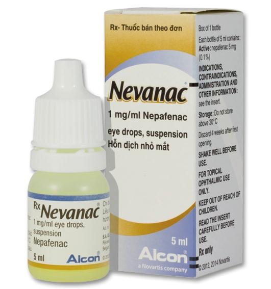 [T01170] Nevanac 5ml nhỏ mắt Alcon (Lọ/5ml) Date 03/2027