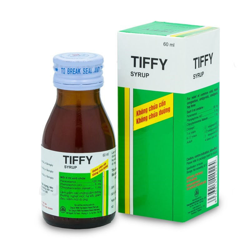 [T01188] Tiffy Siro Thai Nakorn Patana Thái Lan (Lọ/60ml) Date 11/2026