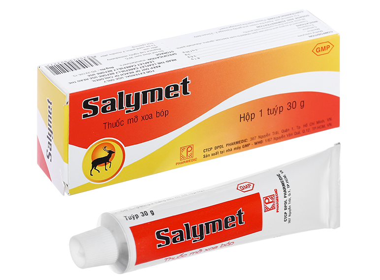 [T01228] Salymet Thuốc Mỡ Xoa Bóp Pharmedic (Tuýp/30g) Date 06/2026