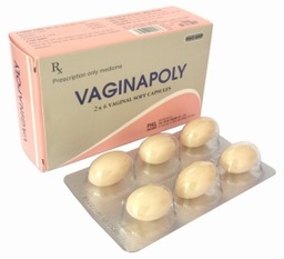 [T01296] Vaginapoly viên đặt phụ khoa Phil Inter Pharma (H/12v) Date 02/2027