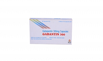[T01477] Gabantin Gabapentin 300mg Sun Pharma (H/30v) date 11/2025