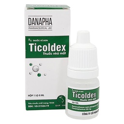 [T01563] Ticoldex nhỏ mắt Đà Nẵng (cọc/10 lọ/5ml) 