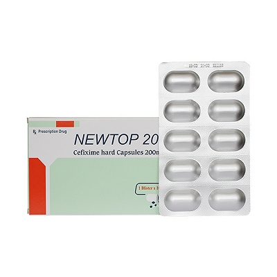 [T01636]  Newtop Cefixim 200mg Ấn Độ (H/10v)