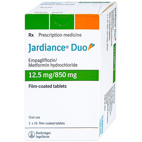 [T01692] Jardiance Duo 12.5mg/850mg Boehringer Ingelheim (H/30v) Date 07/2027
