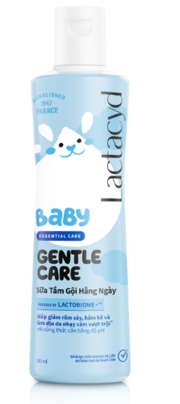 [T01693] Lactacyd BB sữa tắm gội hàng ngày cho trẻ em Sanofi (Chai/250ml)