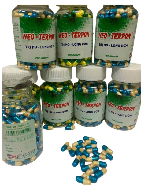 [T01779] Neo Terpon Trị ho long đờm NIC (Lọ/200v)