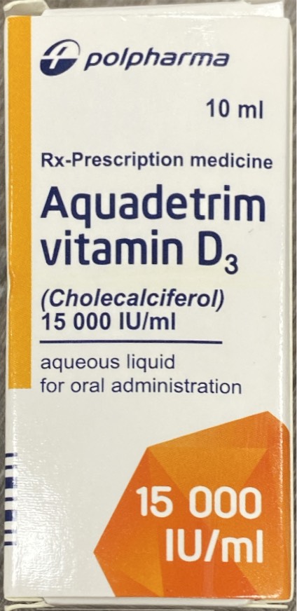 [T01793] Aquadetrim Vitamin D3 Medana (Lọ/10ml) Date 02/2027