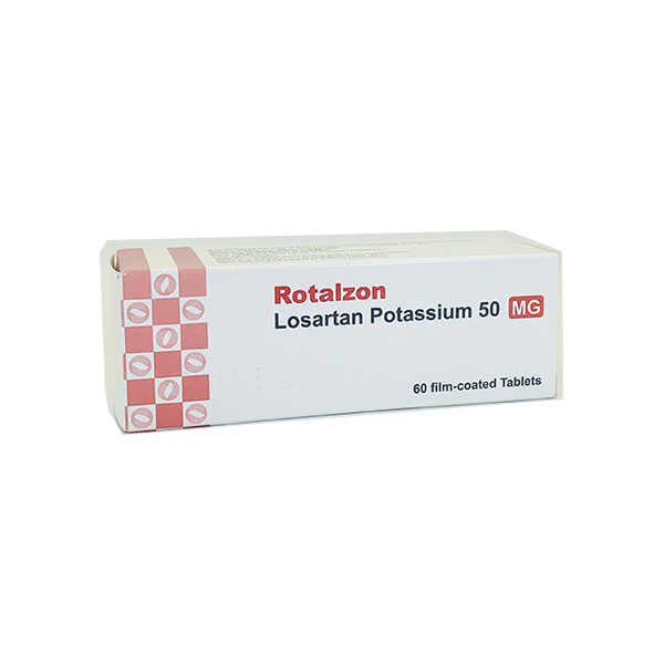 [T01808] Rotalzon Losartan 50mg Atlantic (H/60v) Date 04/2027