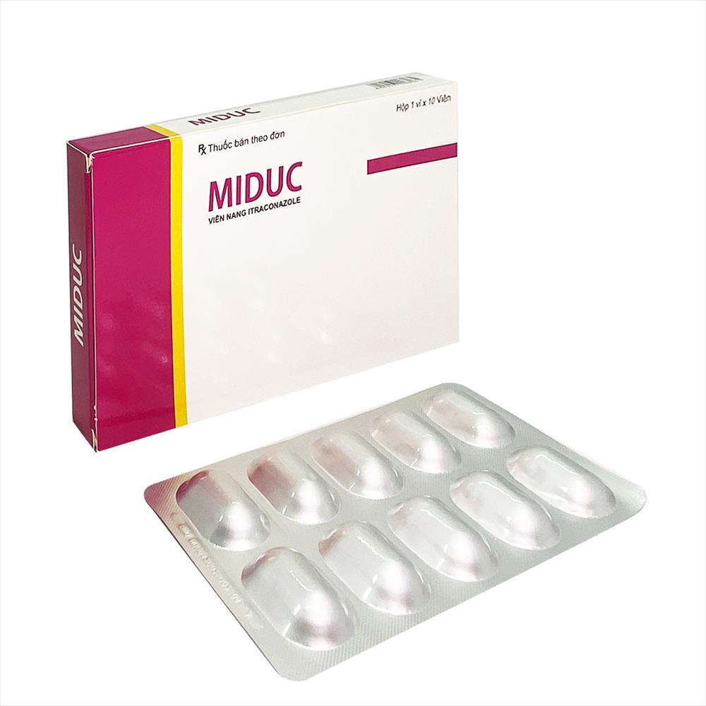[T01862] Miduc Itraconazol 100mg Ấn Độ (H/10v) 