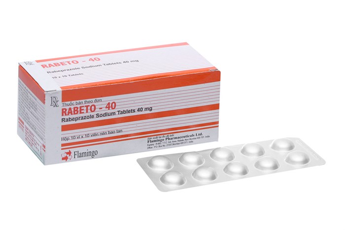[T01901] Rabeto Rabeprazol 40mg Flamingo Ấn Độ (H/100v) Date 08/2027
