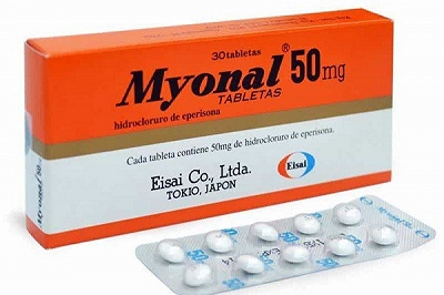 [T02034] Myonal Eperison hydroclorid 50mg Nhật Bản (H/30v) date 05/2027