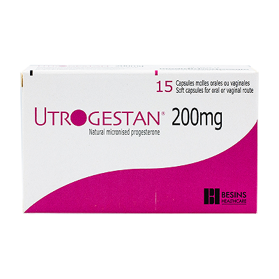 [T02043] Utrogestan 200mg Besins (H/15v) Date 11/2027