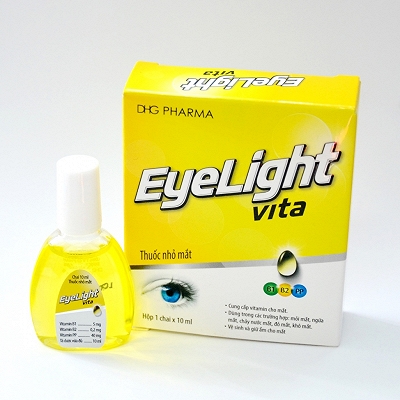 [T02064] Eyelight Vita Yellow nhỏ mắt DHG Hậu Giang (vàng) (Lọ/10ml) date 10/2027