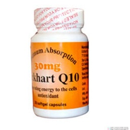 [T02078] Eckhart Q10 coenzym Q10 30mg Hỗ Trợ Tim Mạch Mỹ (Lọ/30v) Date 9/2025