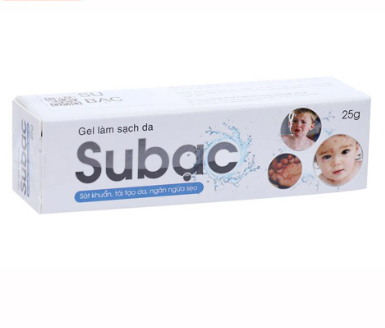 [T02112] Subac Gel Làm Sạch Da Âu Cơ (Tuýp/25g) Su bạc