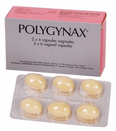 [T02134] Polygynax viên đặt Pháp (H/12v)  Date 11/2027