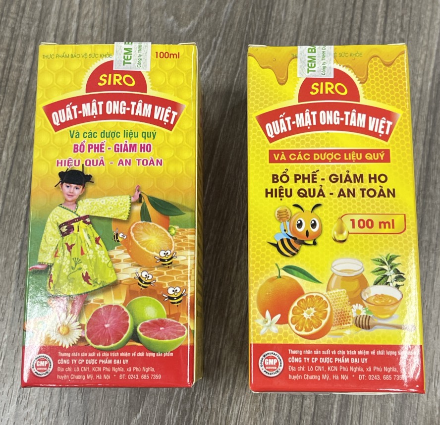 [T02146] Siro Quất Mật Ong Tâm Việt (Lọ/100ml) 