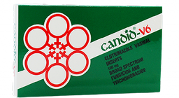 [T02178] Candid V6 Clotrimazol 100mg Glenmark Ấn Độ (H/6v)