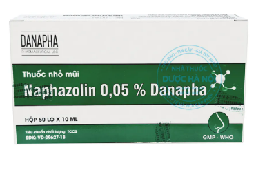 [T02228] Naphazolin 0.05% Nhỏ Mũi Đà Nẵng (H/50lọ/5ml)