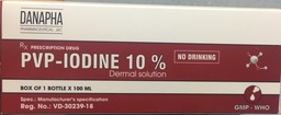 [T02235] PVP Iodine Povidon iod 10%  Đà Nẵng (Lọ/100ml)