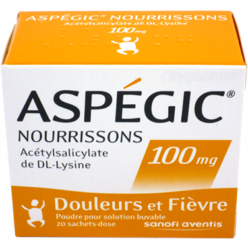 [T02277] Aspegic acetylsalicylate 100mg Sanofi (H/20gói) Date 05/2026