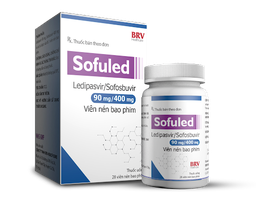 [T02369] Ledvir ledipasvir sofosbuvir 90mg/Sofosbuvir 400mg BRV Health Care (Lọ/28v)