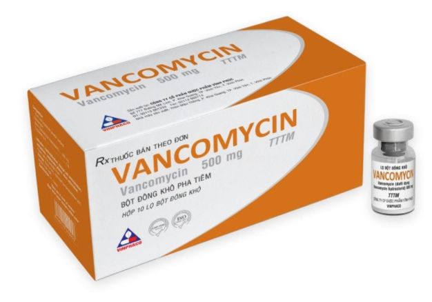 [T02499] Vancomycin 500mg Vinphaco (H/10lọ)