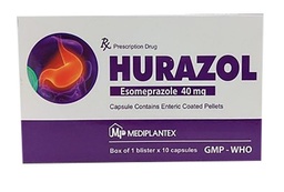 [T02545] Hurazol Esomeprazol 40mg Mediplantex (H/10v) 