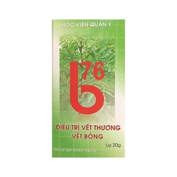 [T02648] B76 Điều trị vết thương vết bỏng Học Viện Quân Y (Lọ/20g)