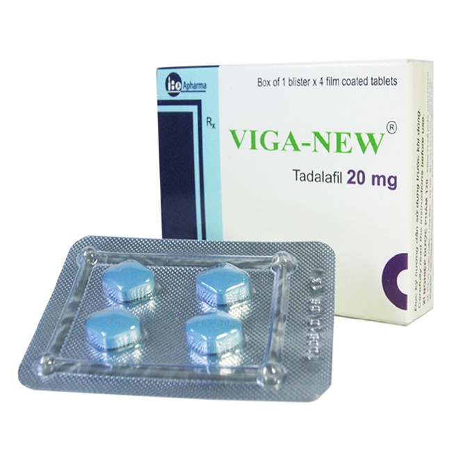 [T02699]  Viga new Tadalafil 20mg Z120 (H/4v) 