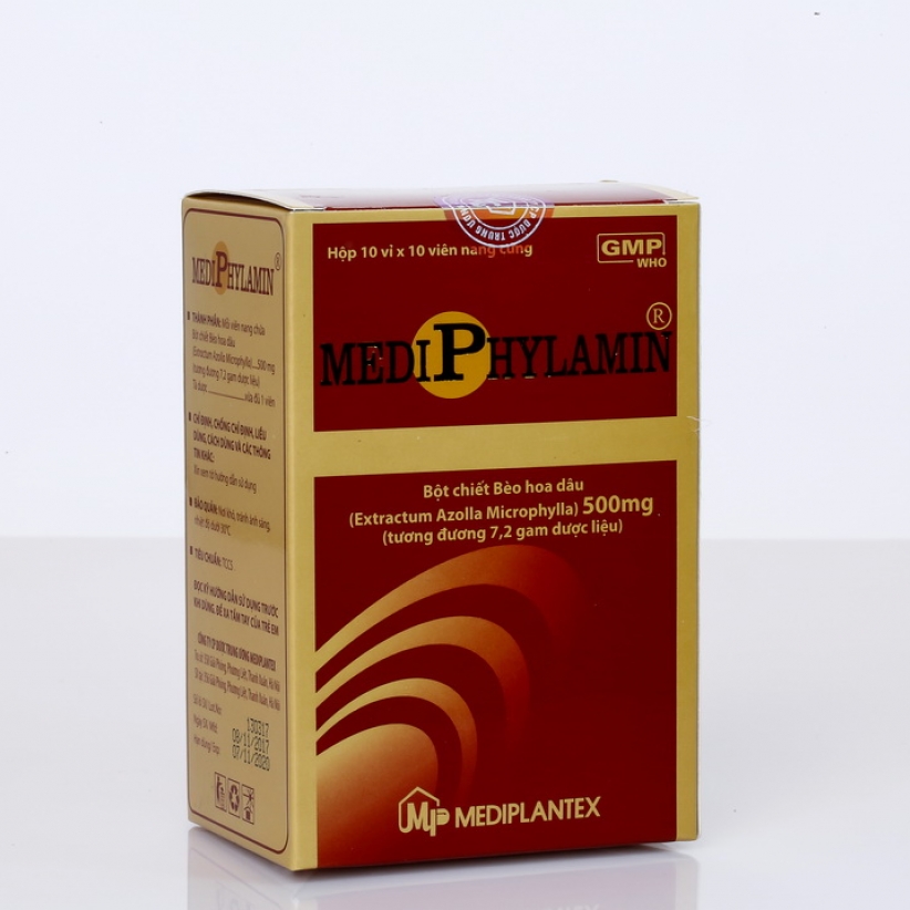 [T02730] Mediphylamin 500mg Mediplantex (H/100v) date 07/2025
