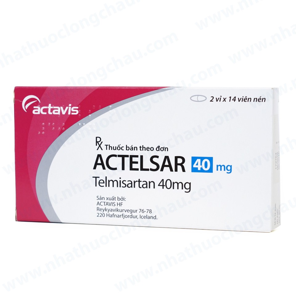 [T02785] Actelsar Telmisartan 40mg Malta (H/28v) date 05/2027