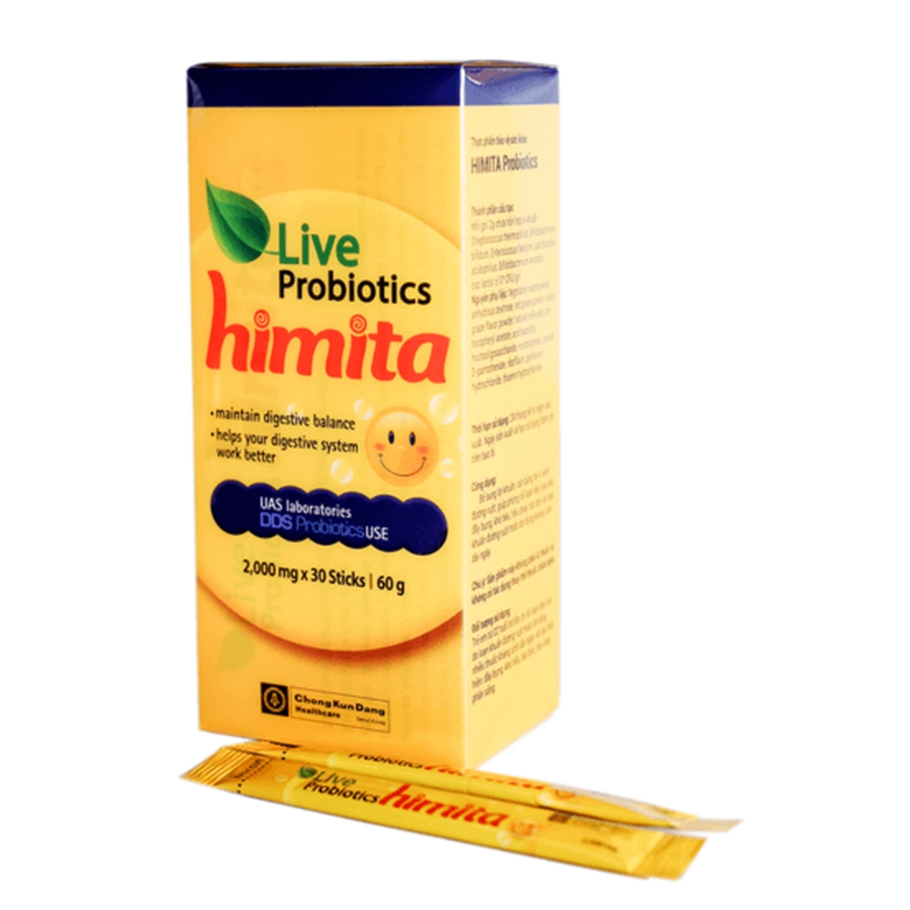 [T02942] Live Probiotics Himita Men Vi Sinh Hàn Quốc (H/30gói/2g) Date 04/2026