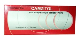 [T03016] Camzitol Acid Acetylsalicylic 100mg Bồ Đào Nha (H/60v) Date 07/2027