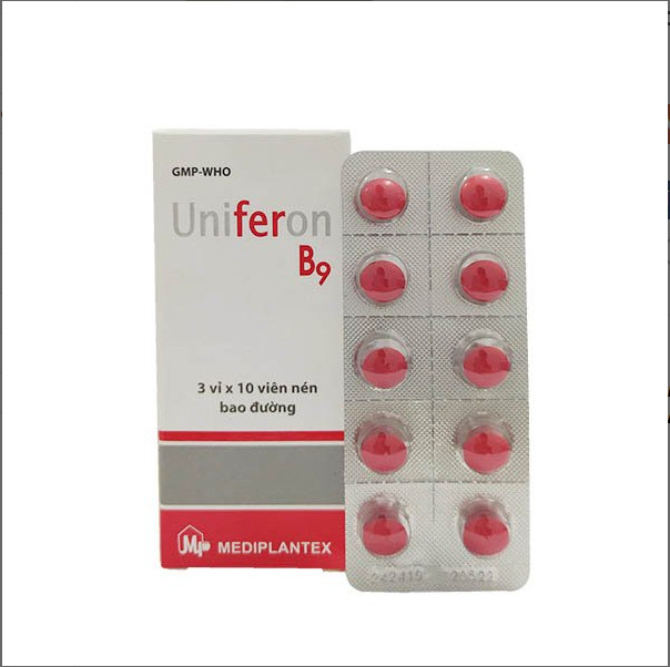 [T03073] Uniferon B9 Mediplantex (H/30v) date 12/2025